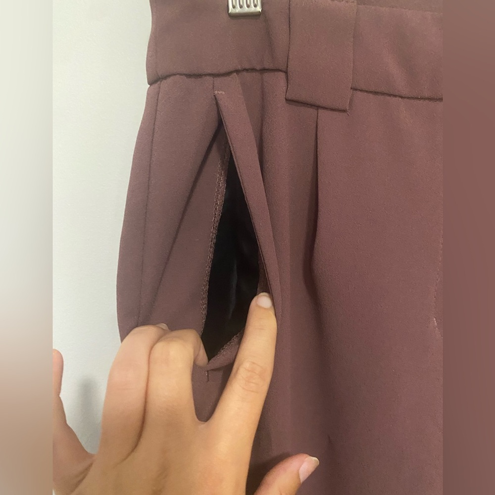 Express Mauve High Rise Ankle Pants Size 6 R - Picture 3 of 6